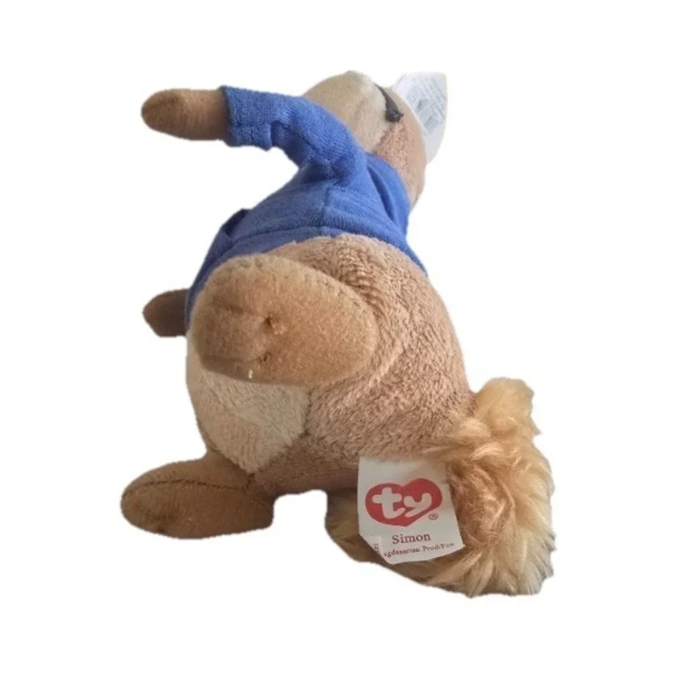 Simon Ty Beanie Babies Plush Alvin And The Chipmunks The Squeakquel 2010 New